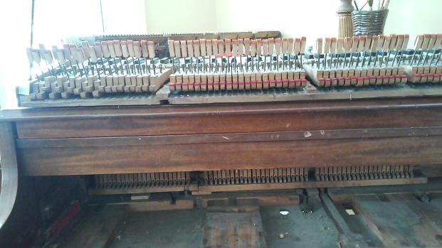 My Lindeman Piano with the engine removed. Beautiful!