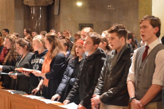 lyceum in crypt chapel at national roasary for life